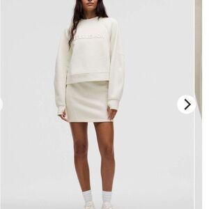 NWT Lululemon Scuba High-Rise Mini Skirt sz L